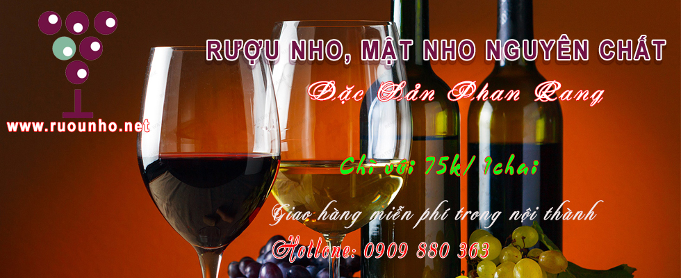 Rượu nho nguyên chất, rượu nho,  Mật Nho Phan Rang