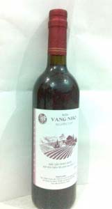 Rượu nho nguyên chất (chai thuỷ tinh 750ml)
